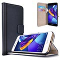 Étui Portefeuille Saii Classic pour Huawei Honor 6C Pro - Noir