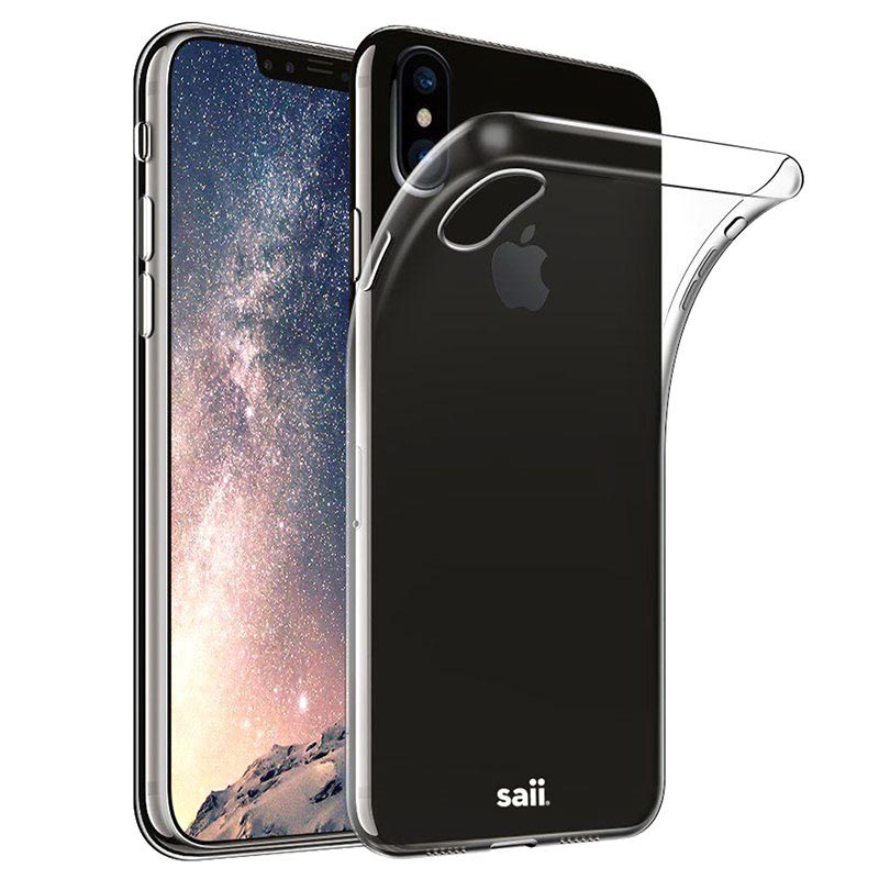 coque iphone xs max transparente noir