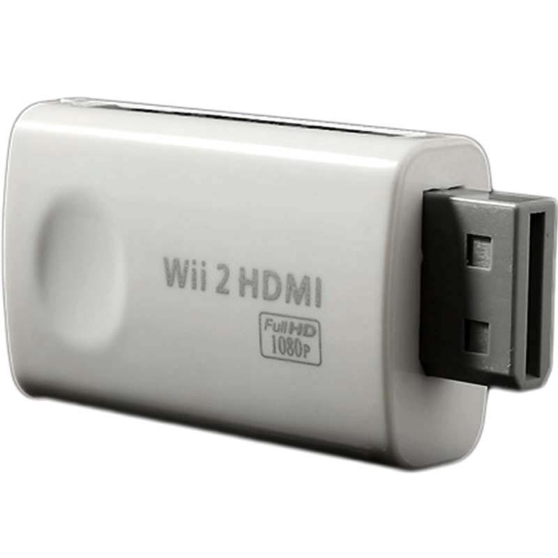 Adaptateur/Convertiseur HDMI 3.5mm Audio Full HD pour Wii Blanc