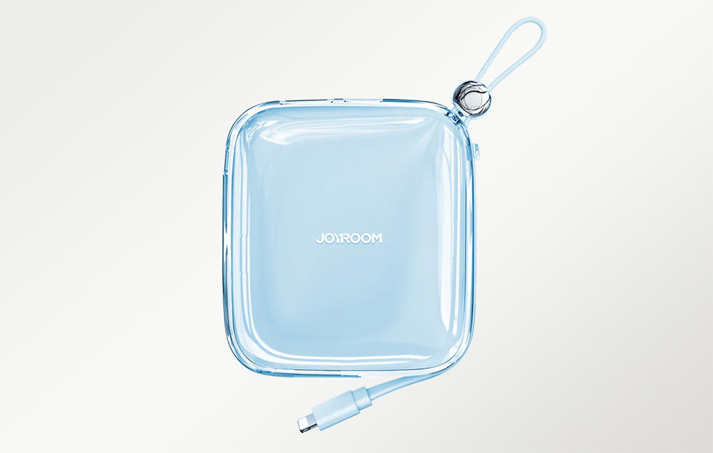 Joyroom Jelly JR-L005 Lightning Power Bank 10000mAh - Ports USB-C, USB-A - Bleu