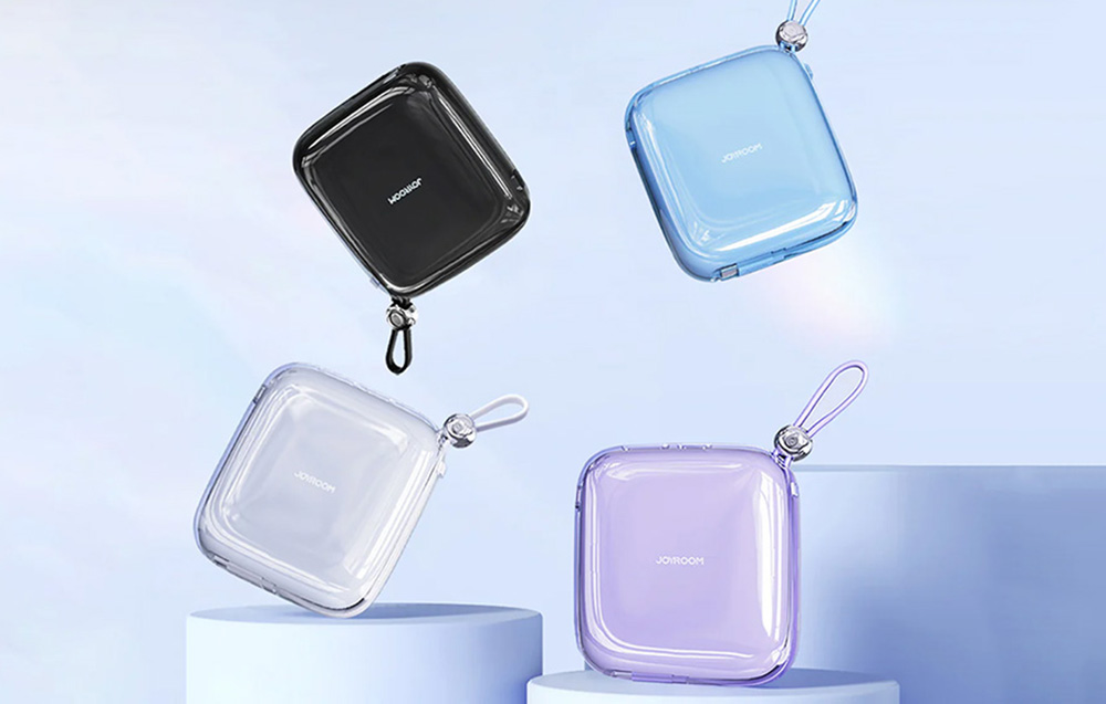 Joyroom Jelly JR-L005 Lightning Power Bank 10000mAh - Ports USB-C, USB-A - Bleu