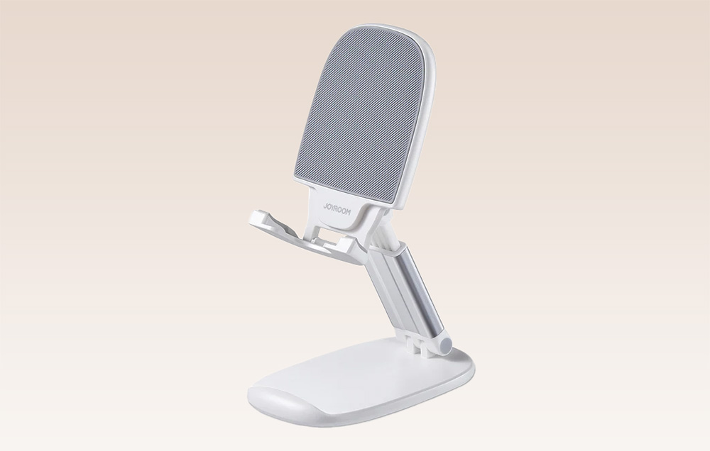 Joyroom JR-ZS371 Support pliable pour téléphone de bureau - Blanc