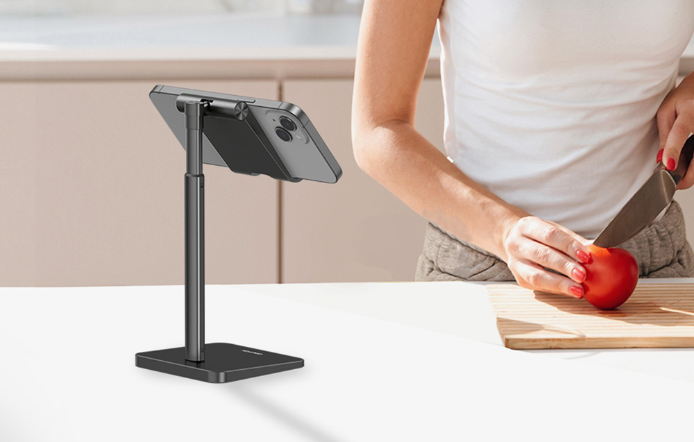 Omoton CA02 Support de bureau pour smartphone - Noir