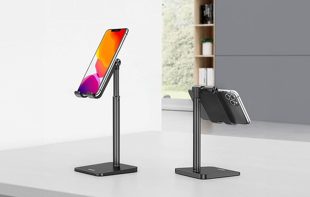 Omoton CA02 Support de bureau pour smartphone - Noir