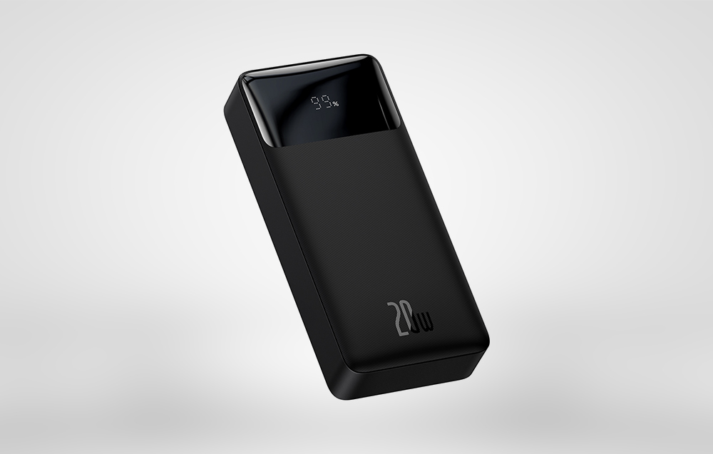 Baseus Bipow Digital Display 20W Power Bank 20000mAh - Noir