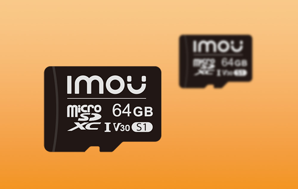Carte mémoire Imou S1 microSDXC - UHS-I, 10/U3/V30 - 64Go