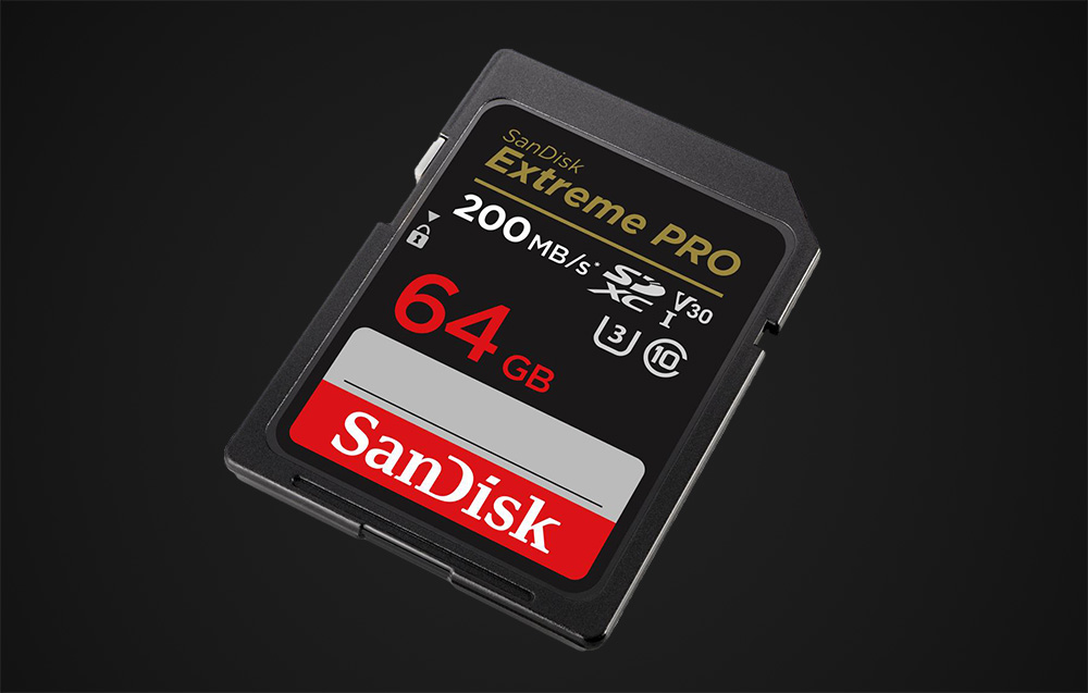 Carte mémoire SanDisk Extreme Pro SDXC SDSDXXU-064G-GN4IN - 64 Go