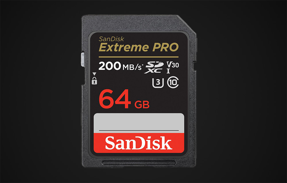 Carte mémoire SanDisk Extreme Pro SDXC SDSDXXU-064G-GN4IN - 64 Go