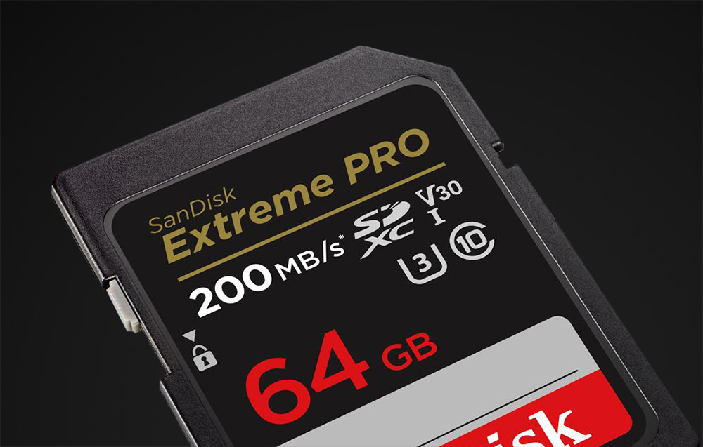 Carte mémoire SanDisk Extreme Pro SDXC SDSDXXU-064G-GN4IN - 64 Go