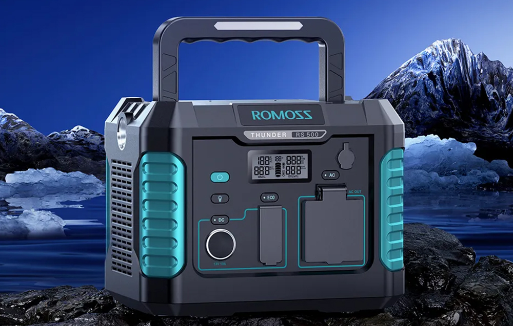 Centrale électrique portable Romoss RS500 Thunder Series 500W, 400Wh
