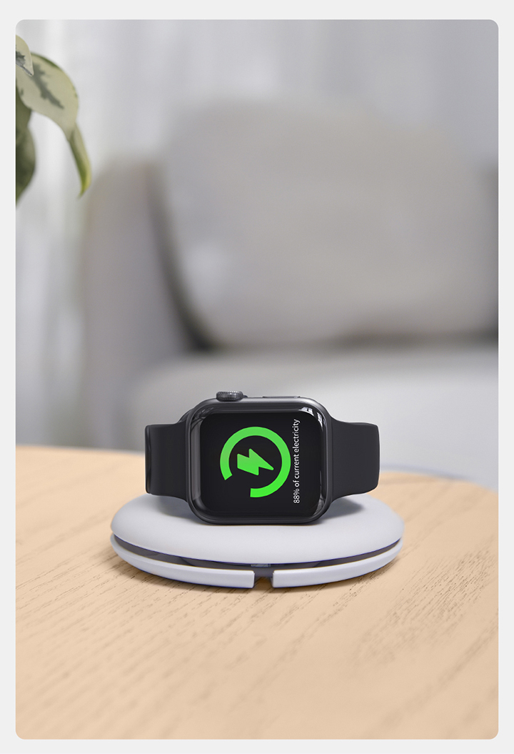Baseus Planet Cable Winder / Holder - Chargeur Apple Watch - Blanc