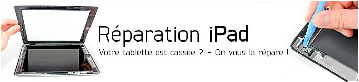 Commandez votre réparation iPad ici